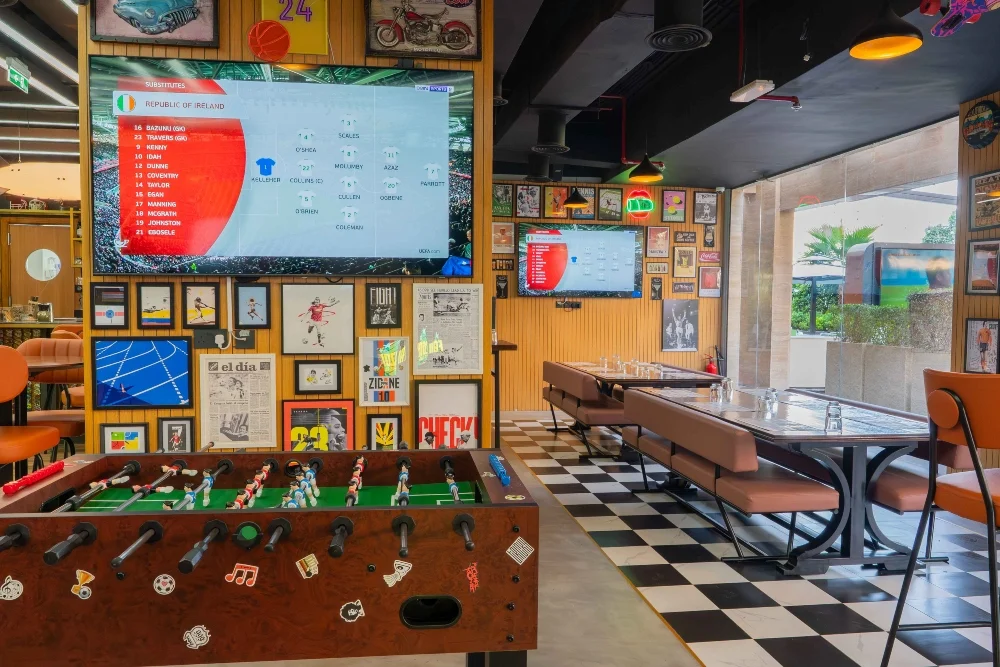 Foosball and ambience in Fanzone